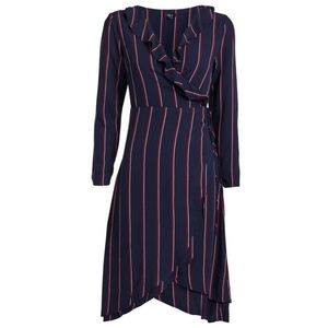 Rails high low wrap dress